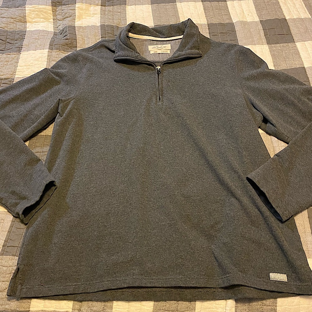 Purnell Size Large Gray Pullover- EUC